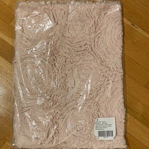 Urban Outfitters Pink Frayed Rose Bath or Door Mat